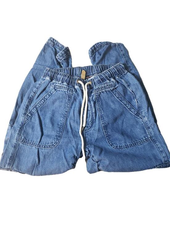 Pilcro Pants - Anthropology Pilcro The Cottage Utility Pants  XS Blue Women’s Cargo Drawstring